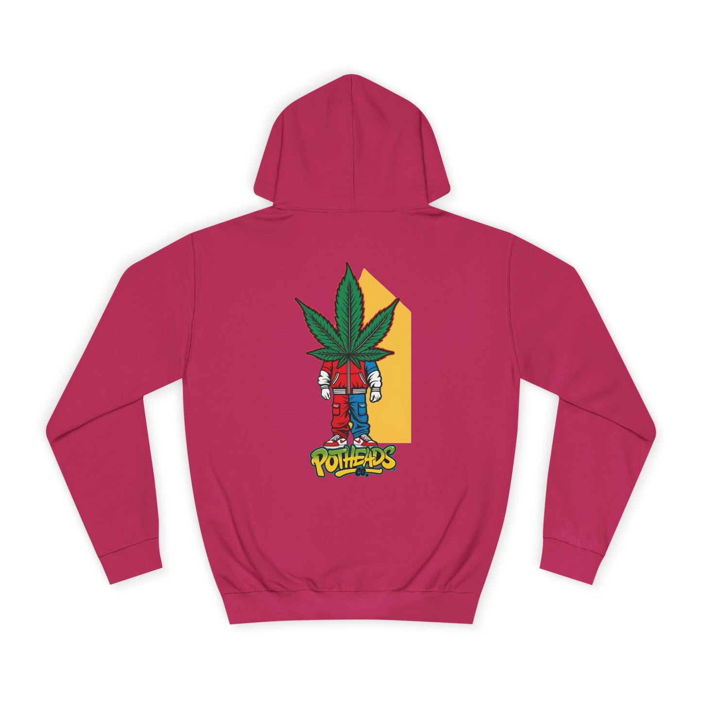 Pothead Unisex Hoodie - Red&Blue PotHeads Co Design