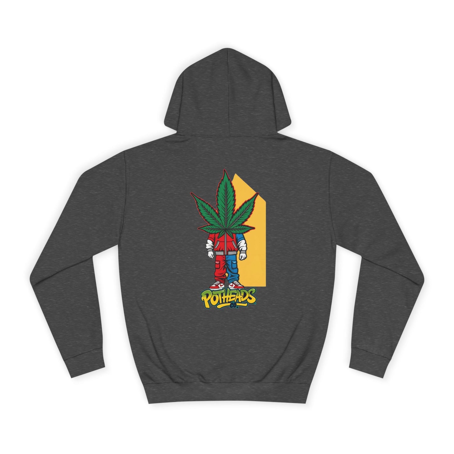 Pothead Unisex Hoodie - Red&Blue PotHeads Co Design