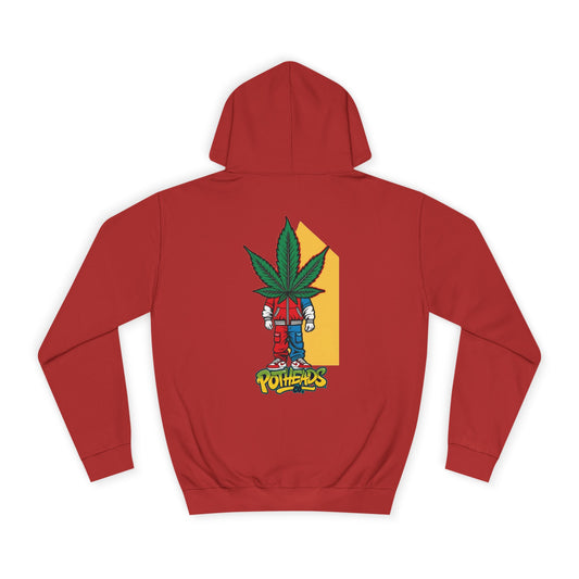 Pothead Unisex Hoodie - Red&Blue PotHeads Co Design
